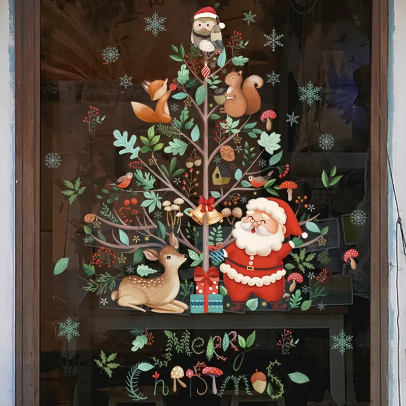 MerryScenes | Feestelijke Glasstickers