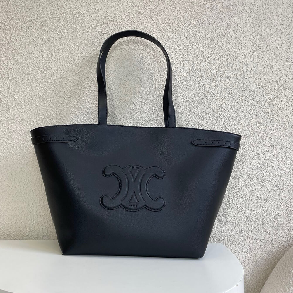 Celine Medium Cabas Anais Cuir Triomphe In Grained Calfskin Bag