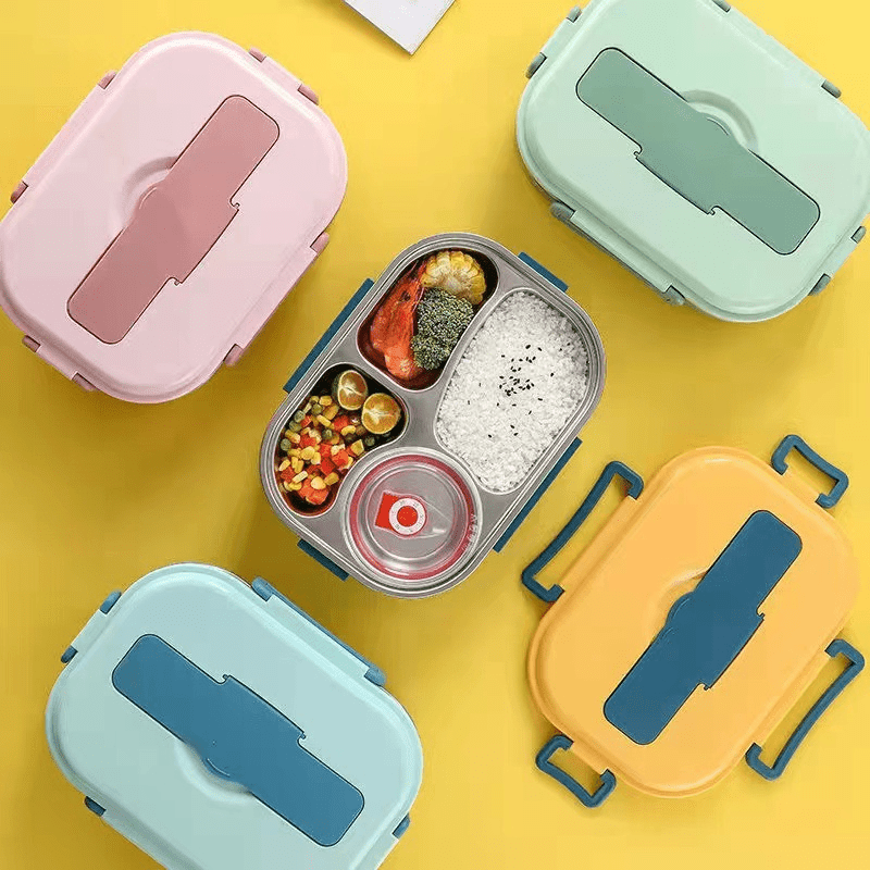 ThermoBox - Lunchbox met Soepkom en 4 Compartimenten