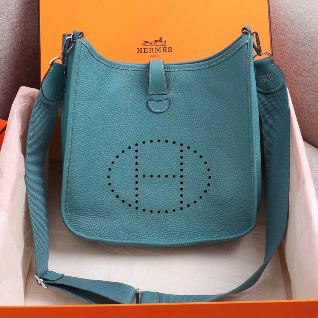 Replica Hermes Aaa-Evelyne Iii 29 Bag Orange/Black/Blue1:1High-quality replica