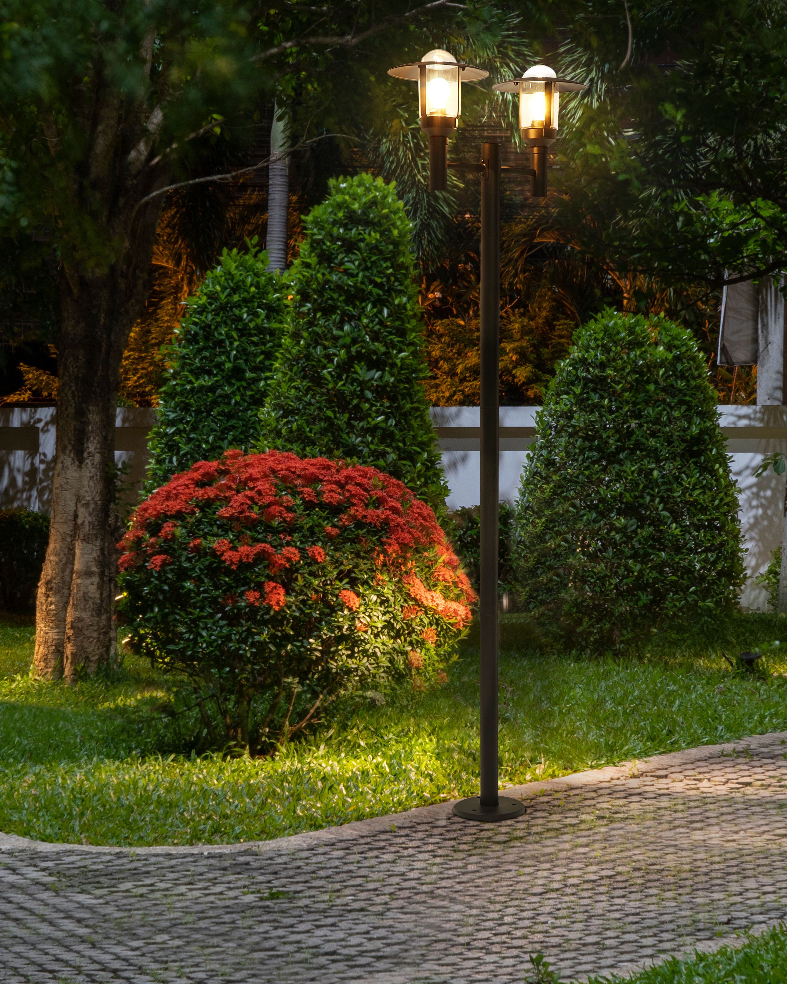 Outdoor Lamp Post TIZU Black