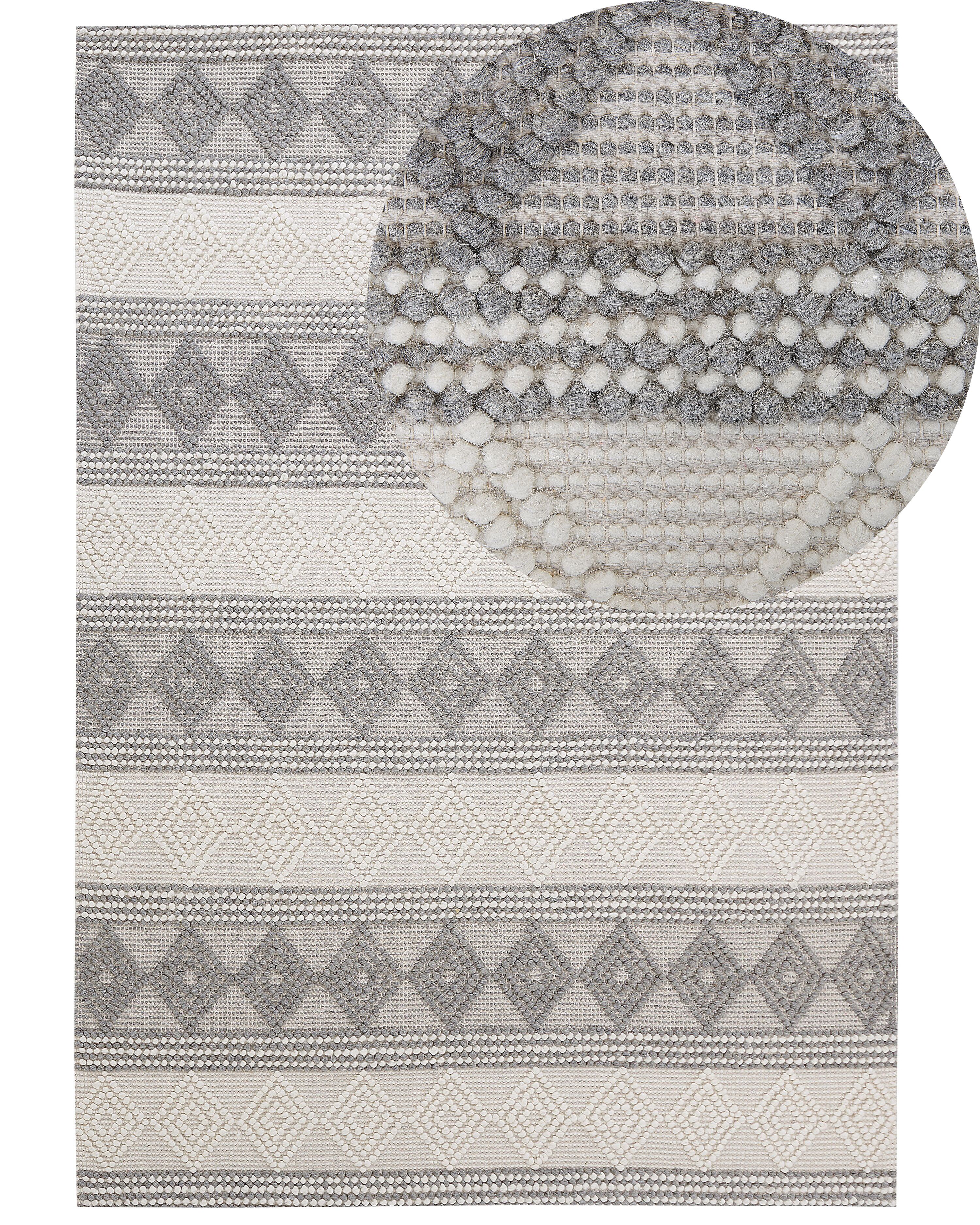 Rug BOZOVA Light Beige 160 x 230 cm Wool