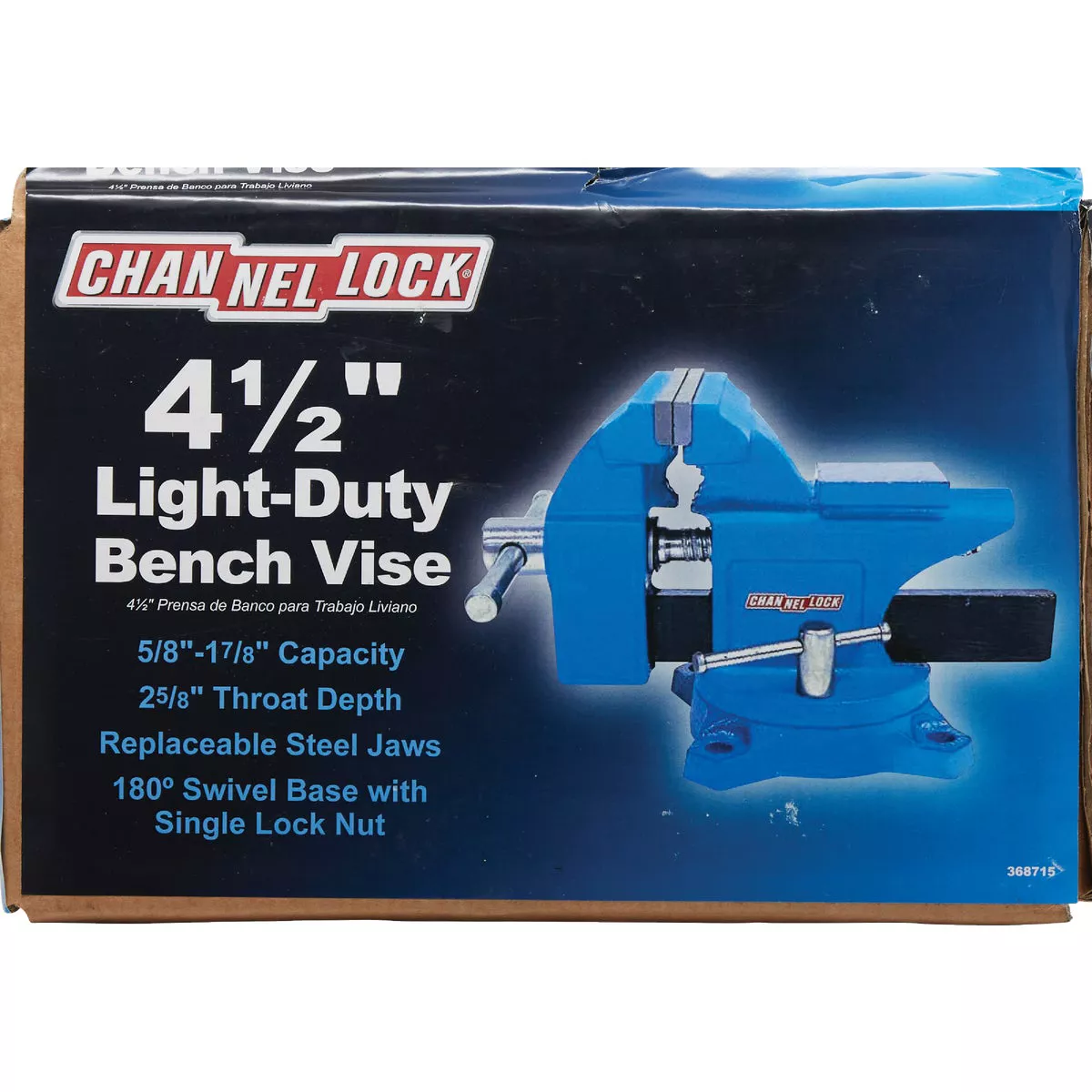 Channellock 4-1/2 In. Light-Duty Bench Vise