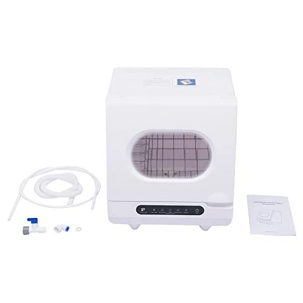 1200W Portable Countertop Dishwasher 5 Washing Programs Compact Countertop Dishwasher 360�� Spray Dish Washing For Kitchen,Apartment, Dorm, Office & Rvs