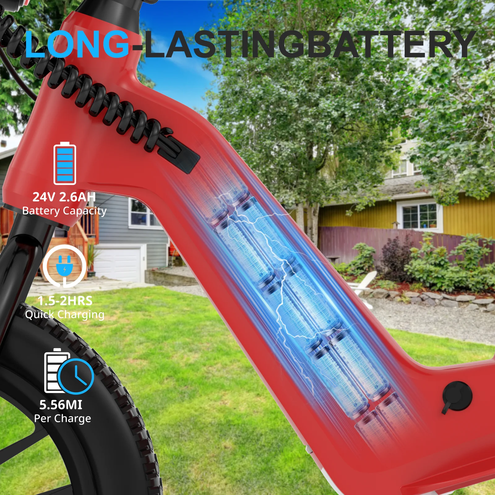 YunTopKids Electric Balance Bike for Kids, 150W Electric Bike for Kids with12 inch Pneumatic Tire, Adjustable Seat, Up to 5.6 Miles Electric Bike for Kids Ages 3-5,Black - Image 29