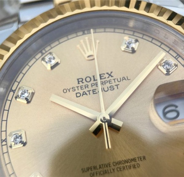 Replica Rolex DateJust 41mm 126333 Noob YG Wrapped YG Dial Diamonds Markers SS/YG Bracelet A3235 - Elite Watch Atelier