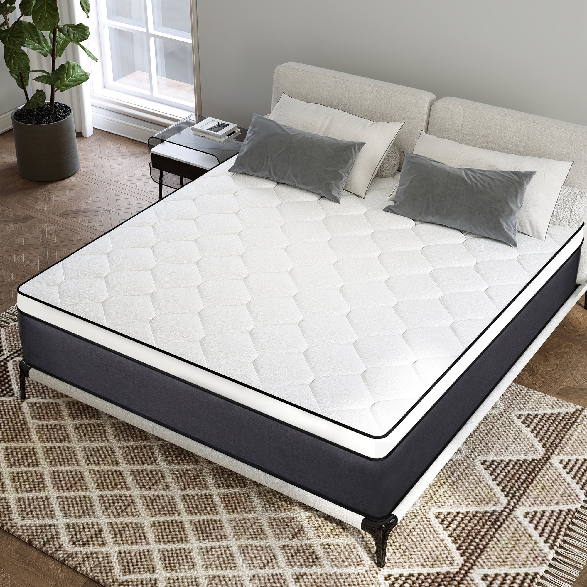 Full Mattress, 14 inch Hybrid Mattress in a Box,Medium Firm - Image 2