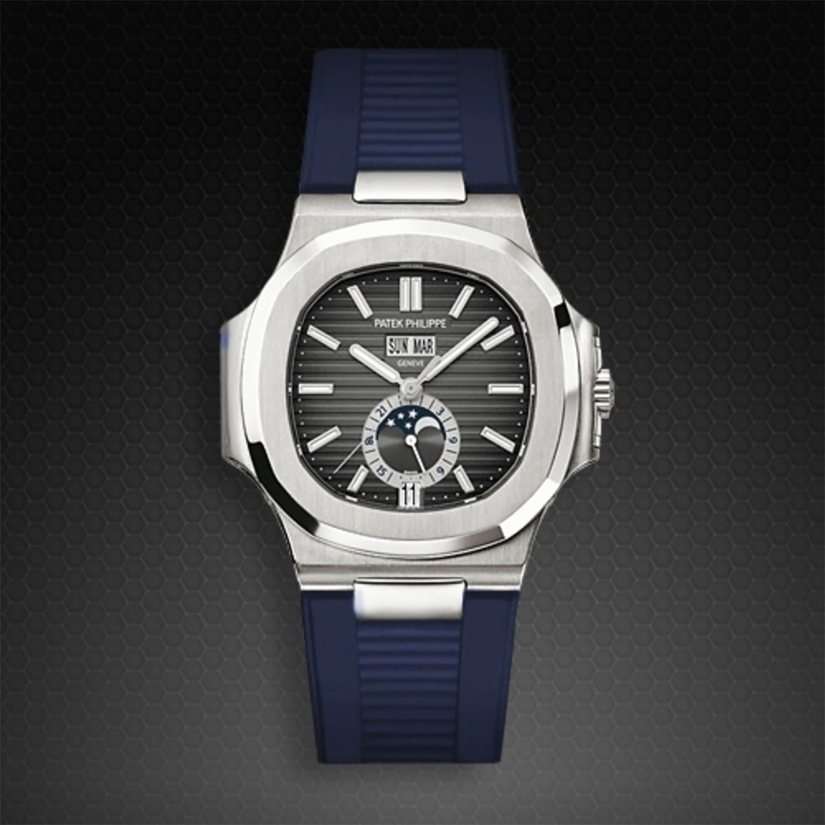 Patek Philippe - Rubber B strap for Nautilus 5726A SS(1:1 replica) - Top club