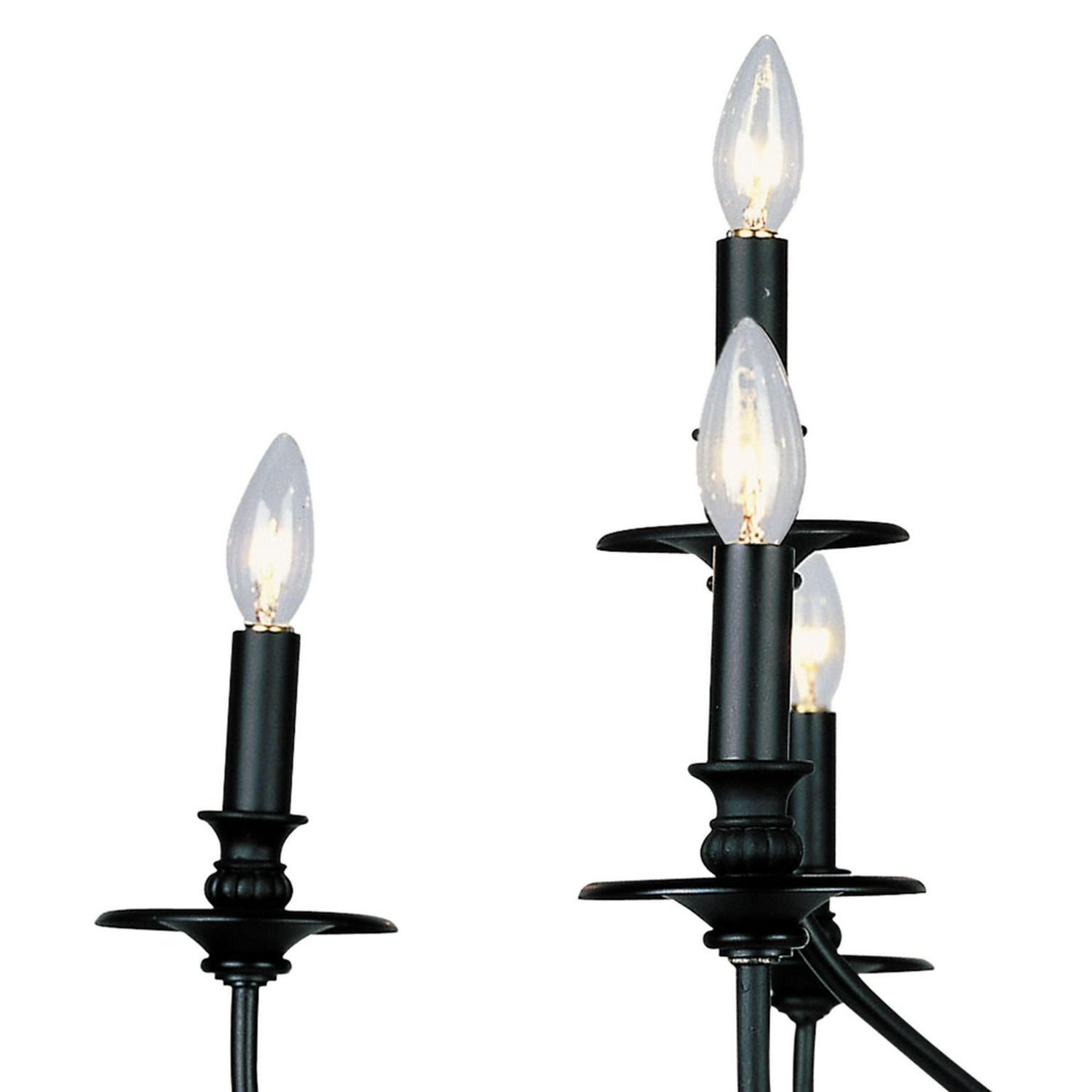 Elk Home 29-Inch Wide Hartford Chandelier. Traditional. Oiled Bronze
