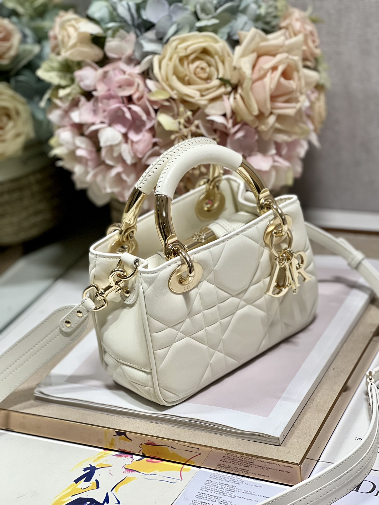 The Lady 95.22 Bag Black/White/Grey/Green For Women 7.5in/ 19cm1:1High-quality replica