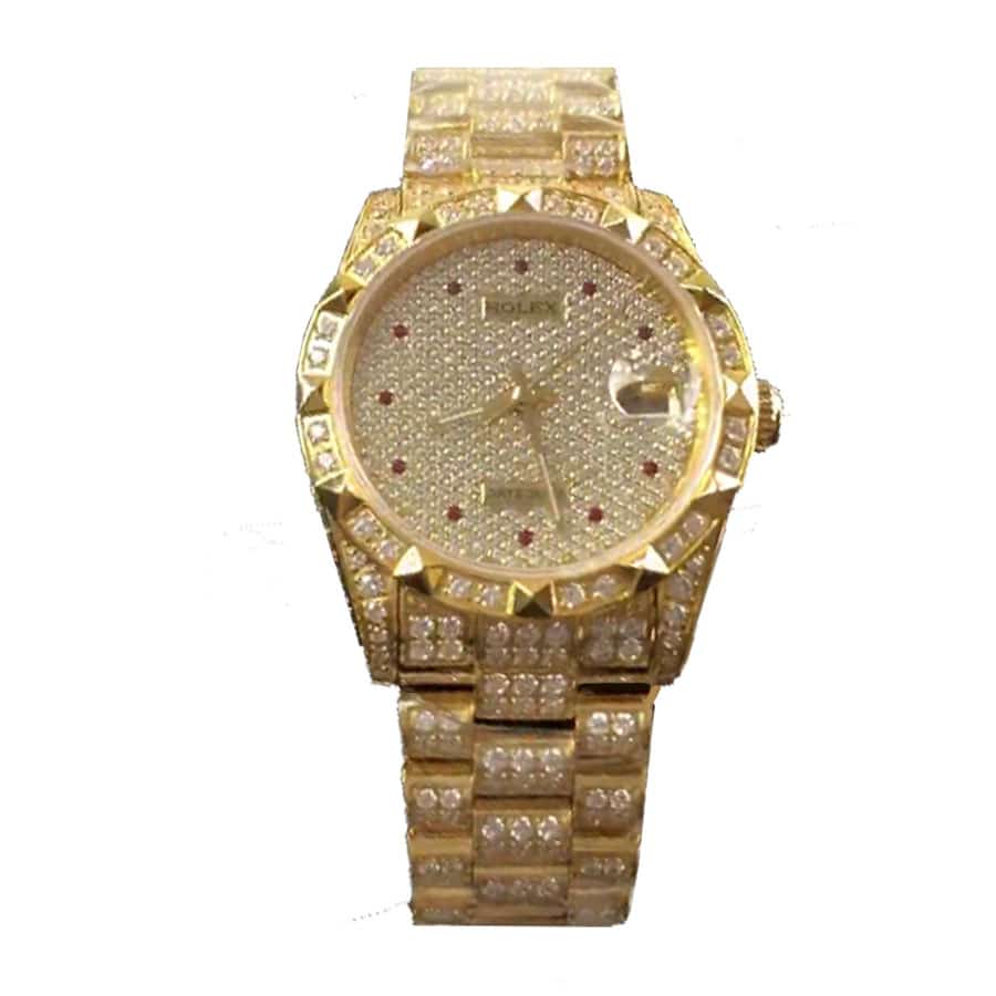 Rolex Gold Full Diamond Replica - Top club