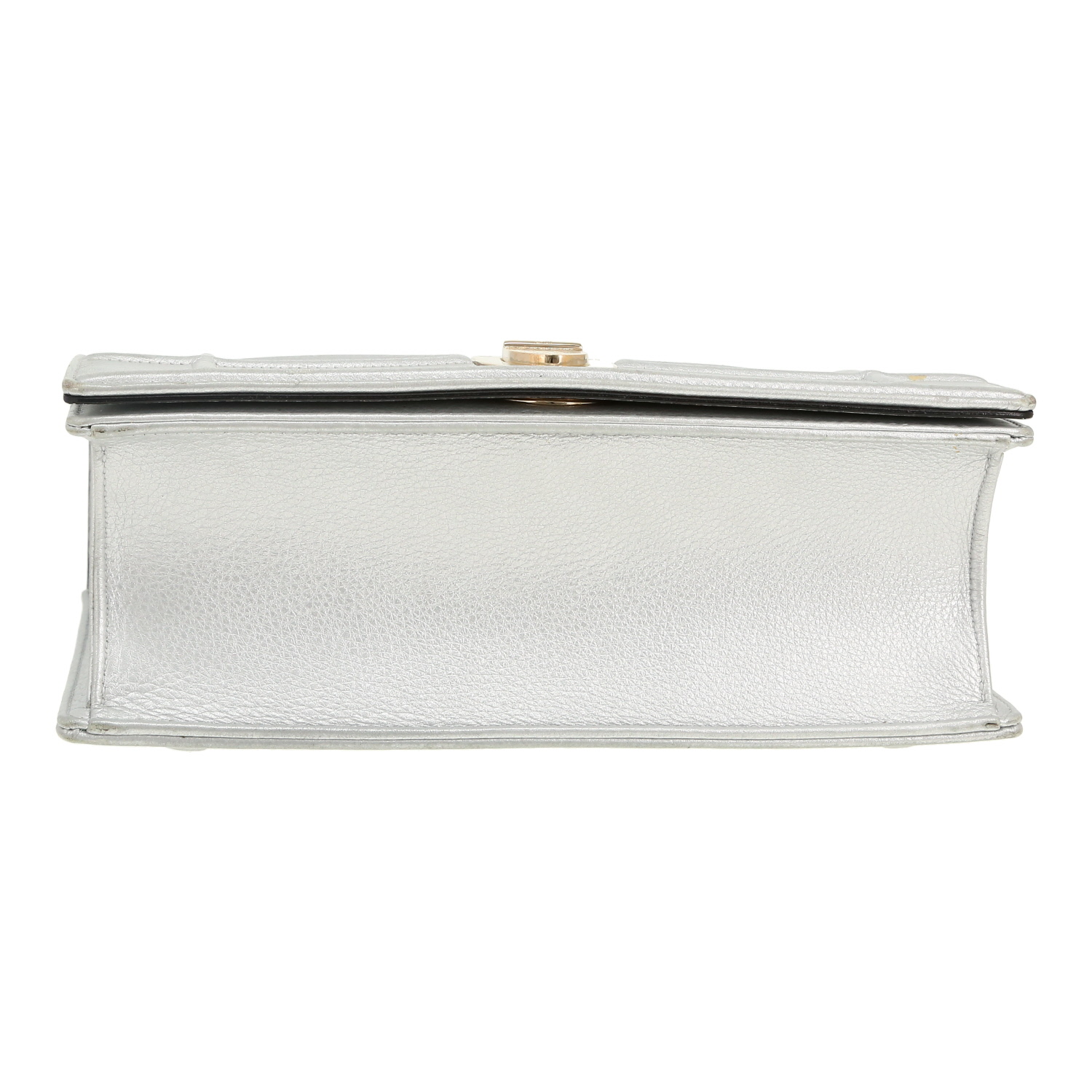 Dior Diorama shoulder bag in silver leather1:1High-quality replica