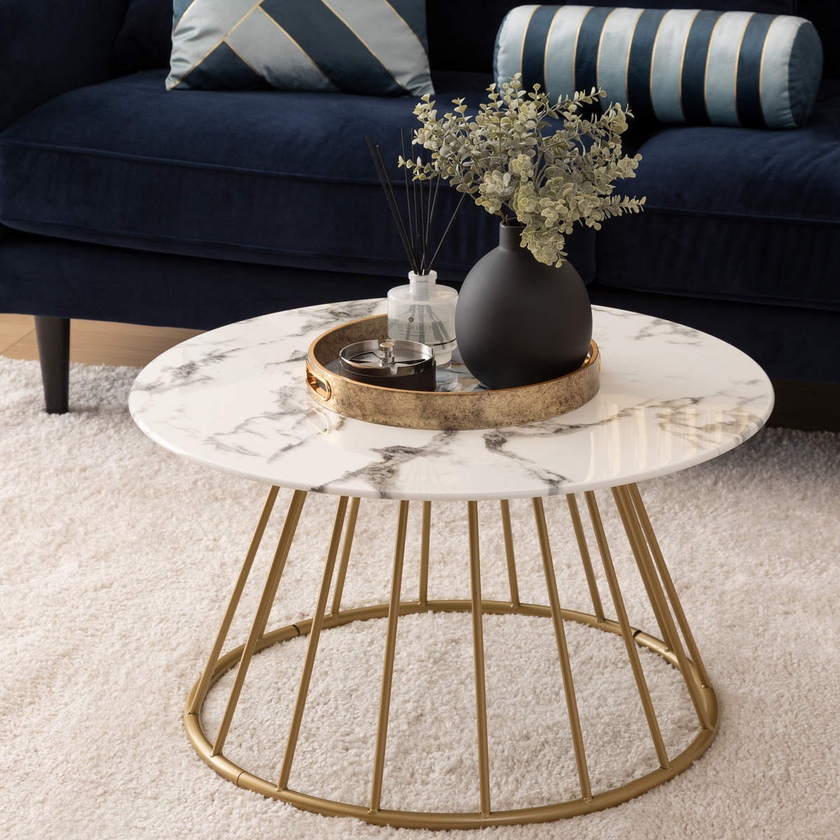 Artificial eucalyptus bouquet "James" H.30 cm