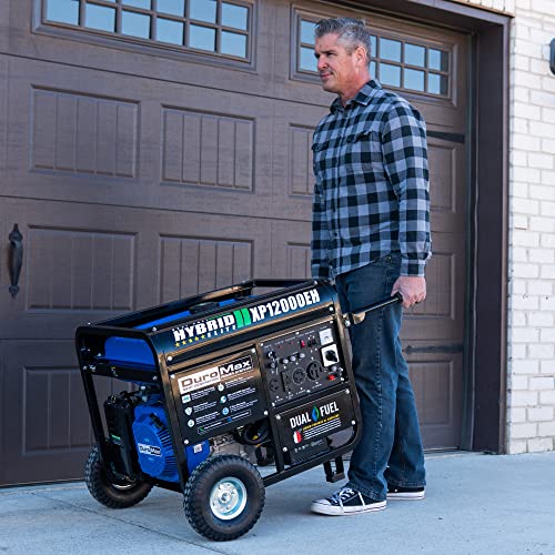 DuroMax Dual Fuel Generator 12,000W Gas/Propane, 457cc 4-Stroke - XP12000EH - Image 2 DuroMax Dual Fuel Generator 12,000W Gas/Propane, 457cc 4-Stroke - XP12000EH - Image 2