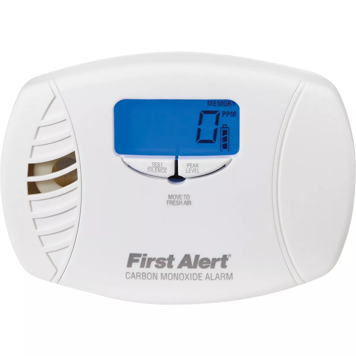 First Alert CO615 Plug-In Electrochemical Carbon Monoxide Alarm with Battery Backup and Digital Display