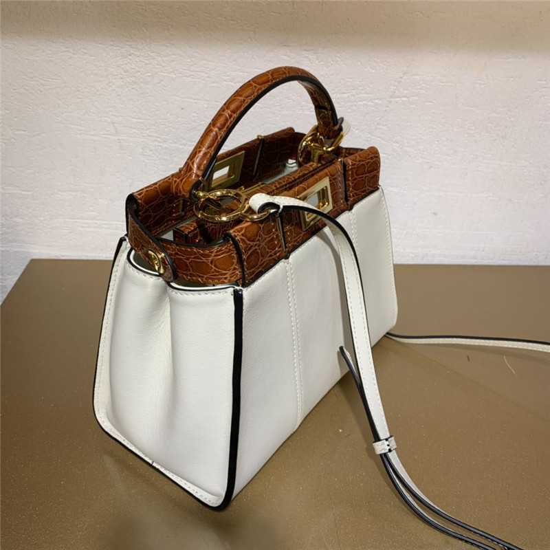 Fendi Peekaboo Mini Leather Tote bag - Replicaclubs