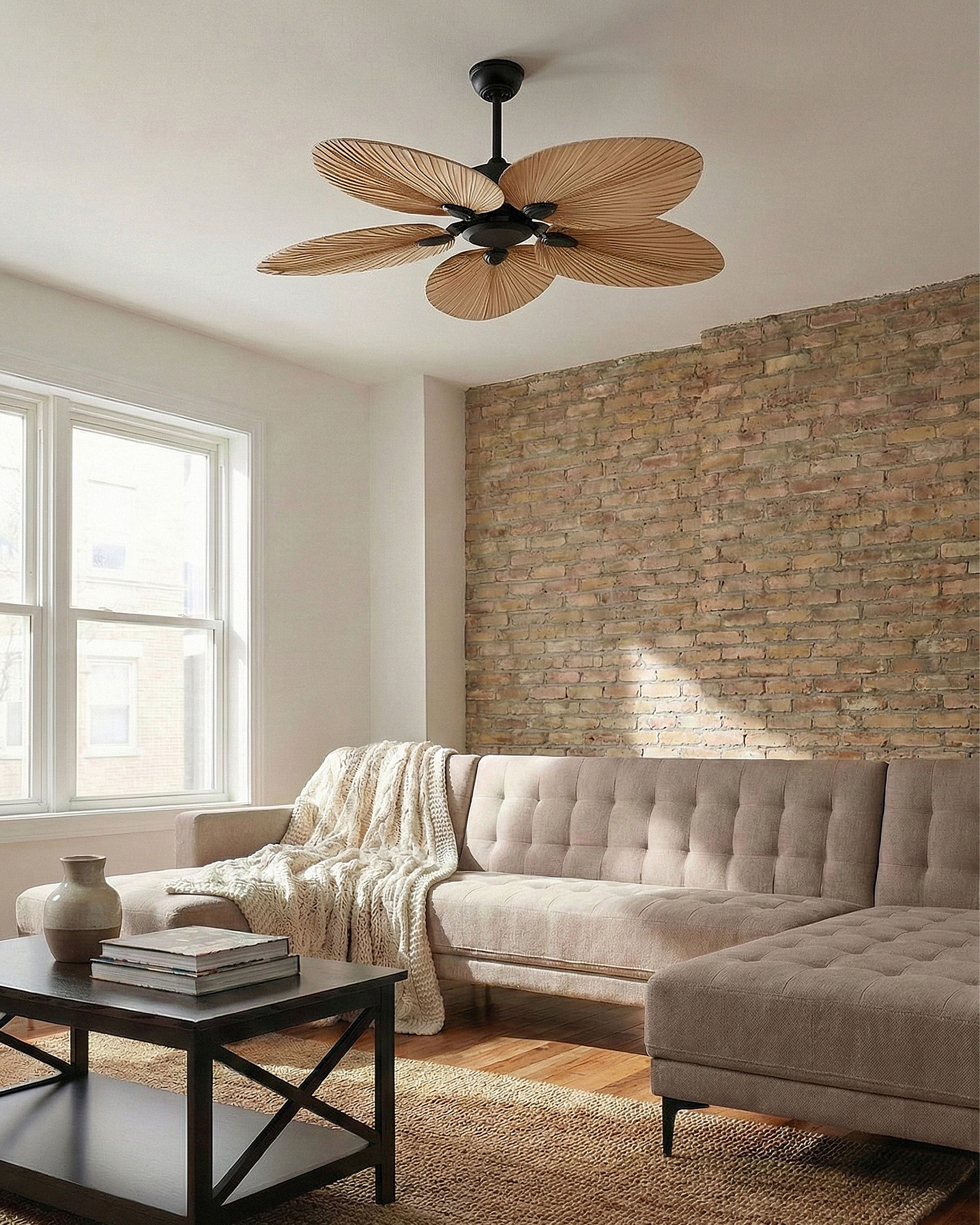 Ceiling Fan MAMMOTH with Remote Natural