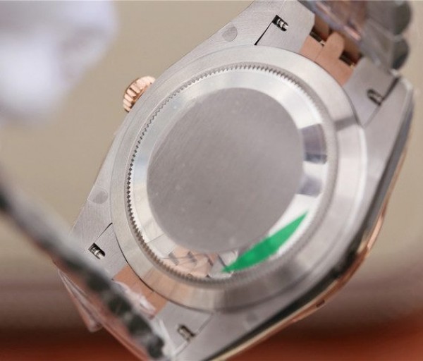 Replica Rolex DateJust 41mm 126331 RG Wrapped Brown Dial SS/RG SS Bracelet A3235 - Elite Watch Atelier