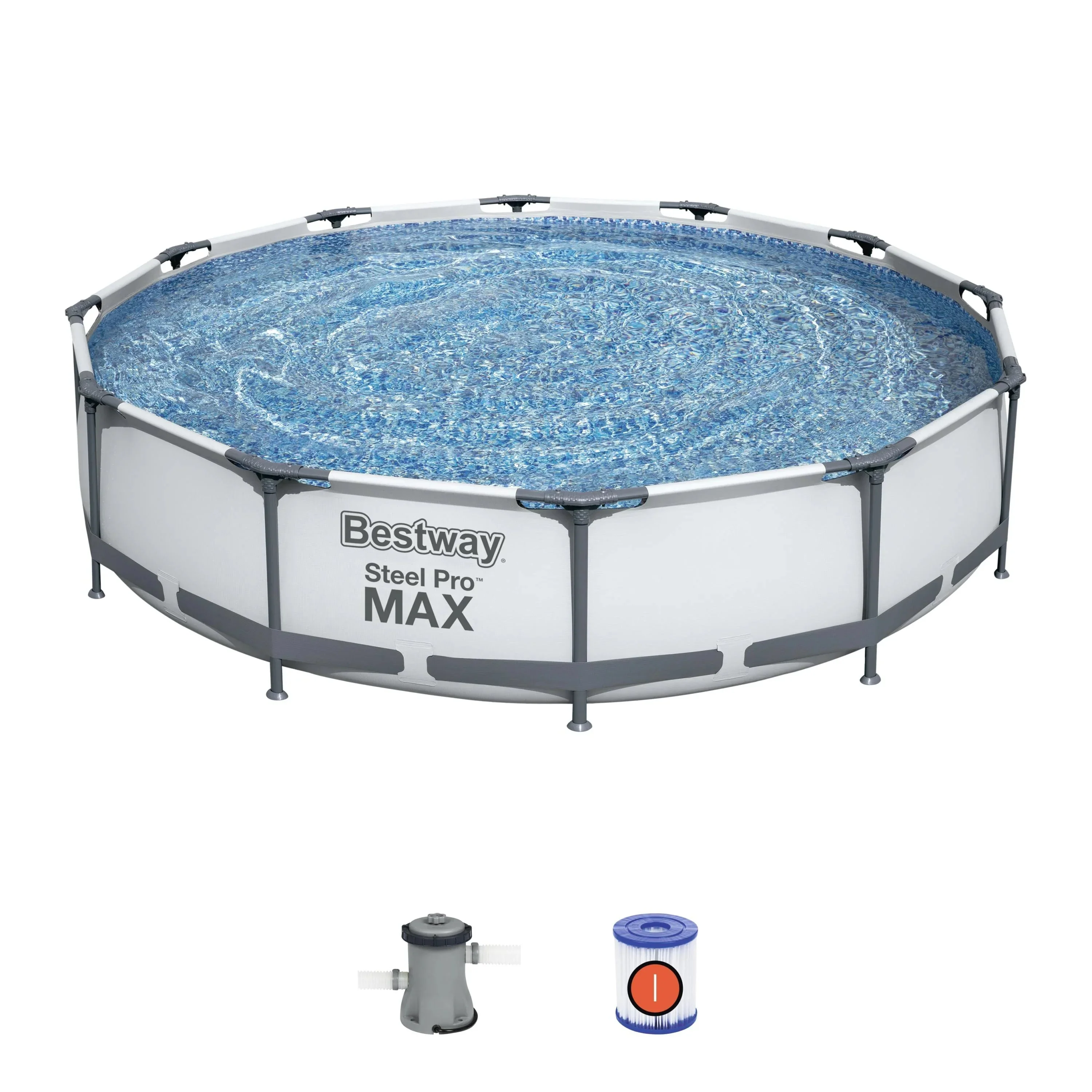 Bestway Steel Pro MAX Above Ground Pool Set, 10' x 30 in - Image 13 Bestway Steel Pro MAX Above Ground Pool Set, 10' x 30 in - Image 13