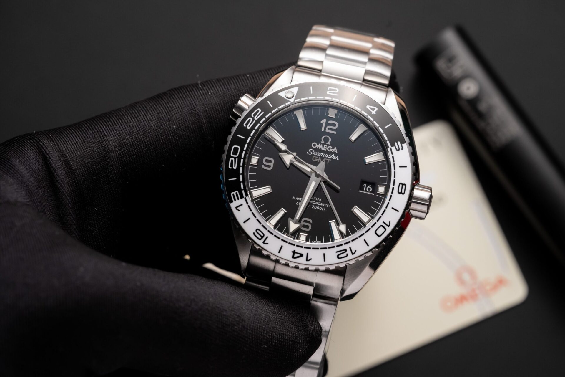 Omega Replica Watch Seamaster Planet Ocean 600m Black Dial 43.5mm - Elite Watch Atelier