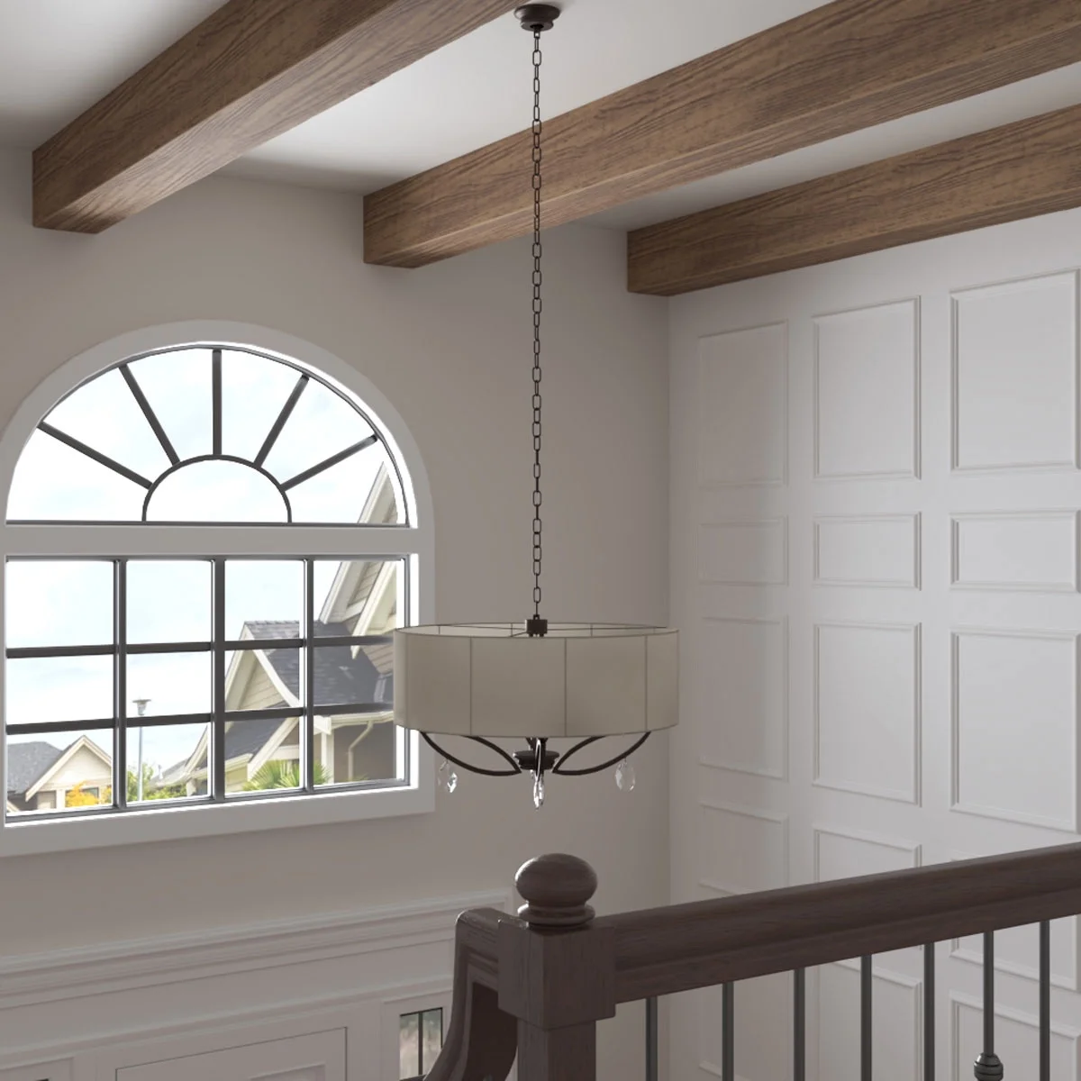 Ekena Millwork 3 1/2"W x 3 1/2"H x 120"L 3-Sided (U-Beam) Mena HeritageTimber Faux Wood Ceiling Beam, Kona Brown - Image 55