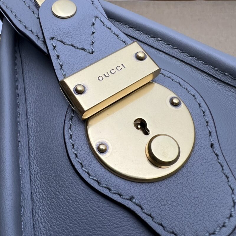 Replica Gucci Bauletto Top Handle Sky Blue1:1High-quality replica