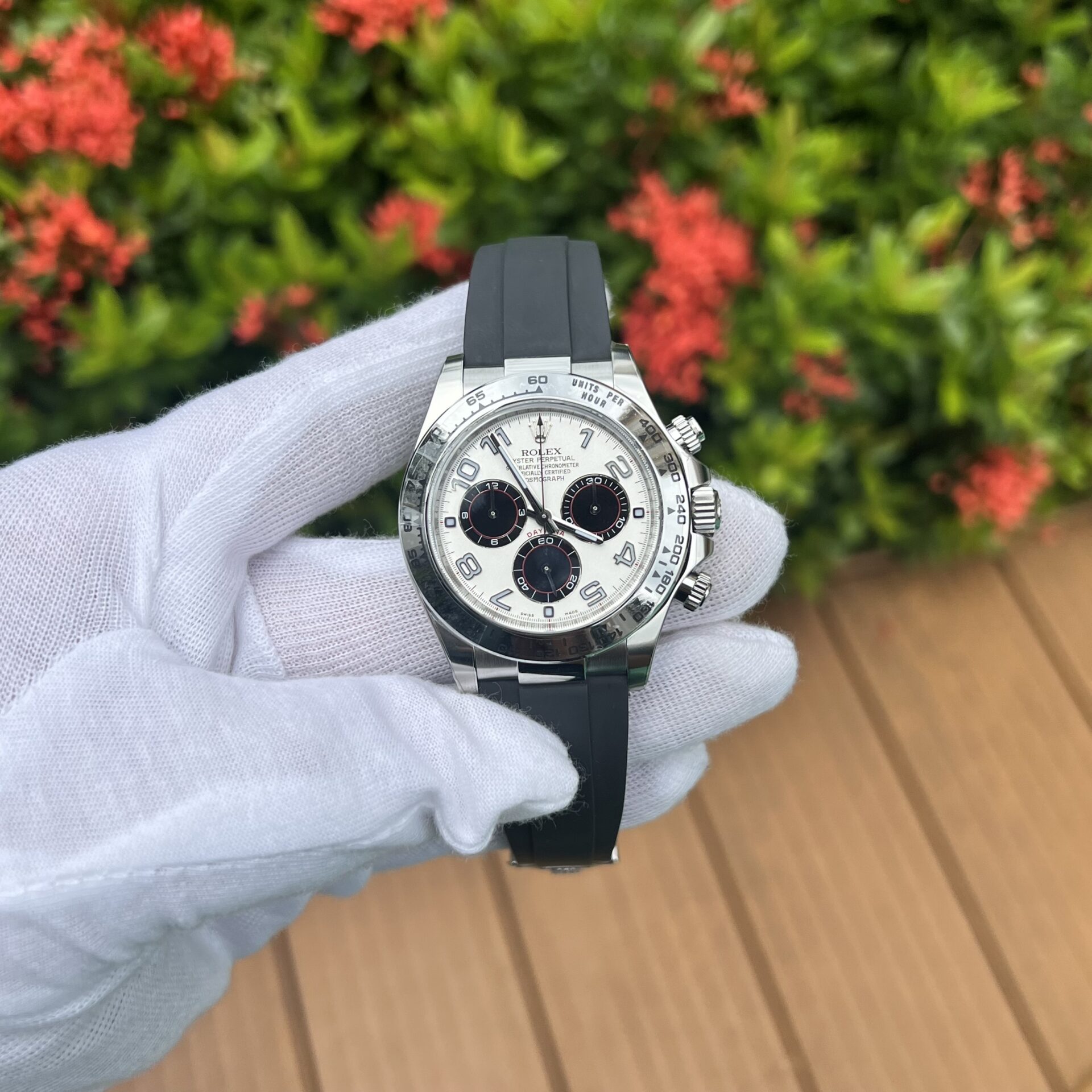 Rolex Replica 11 Watch Cosmograph Daytona 116509 LN Arabic Numerals 40mm - Elite Watch Atelier