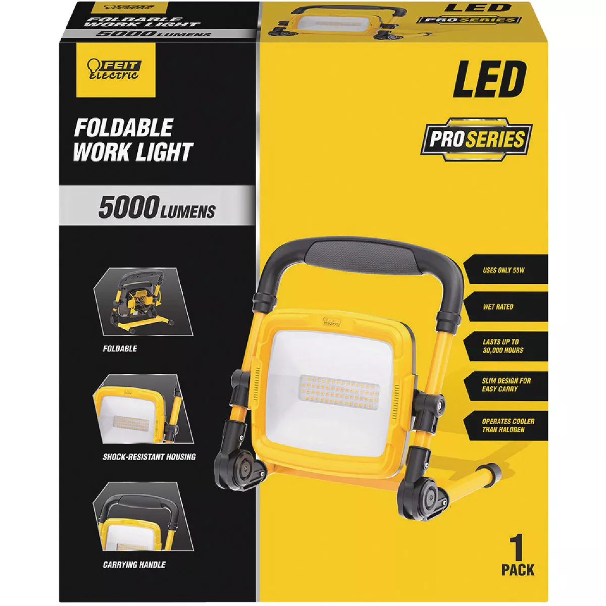 Feit Electric 5000 Lm. LED Foldable Portable Work Light