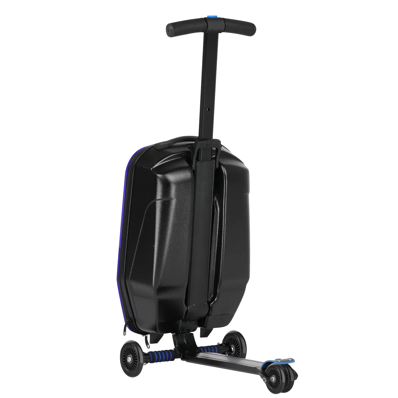 Advwin Scooter Luggage for Kids & Adults, Hardside Ride on Suitcase for Kids Ages 4-15 Multifunctional Lightweight Foldable Carry on Luggage with Wheels Ride on for Children Teenagers, Pink - Image 46