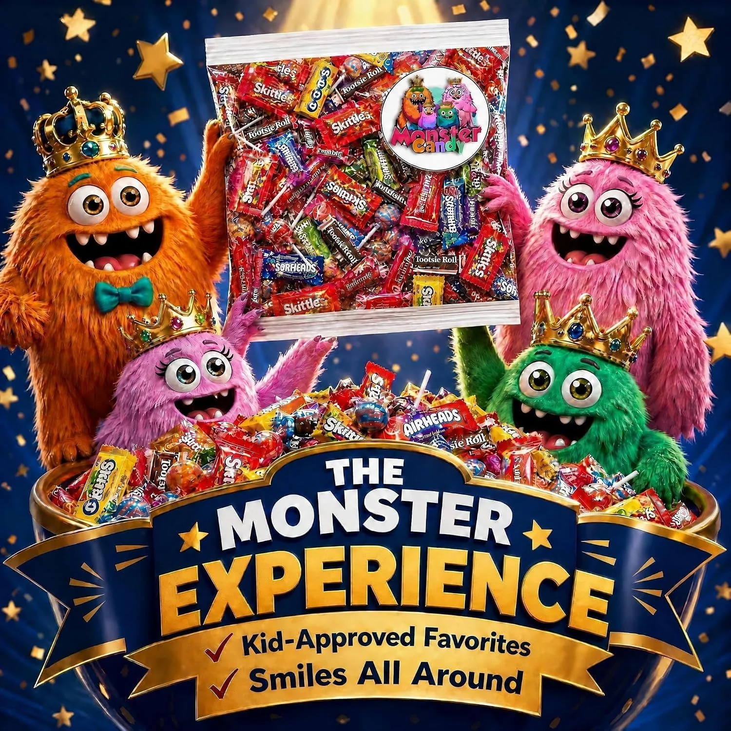 Party Favor Candy Mix - 5 lb Bulk Pinata Stuffers Candy Bulk - Candy Variety Pack - Individually Wrapped (Candy May Vary) - Image 2 Party Favor Candy Mix - 5 lb Bulk Pinata Stuffers Candy Bulk - Candy Variety Pack - Individually Wrapped (Candy May Vary) - Image 2