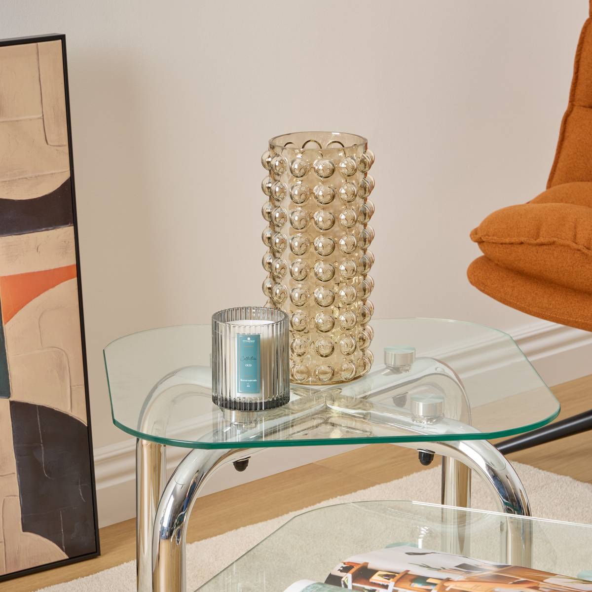 Vase "Doria" Transparent, H.27,5 cm