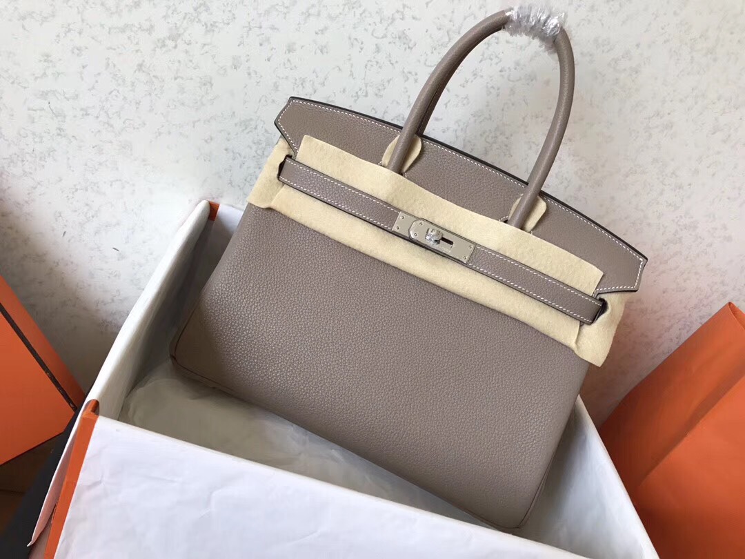 Hermes Birkin 35cm Togo Leather Silver Hardware