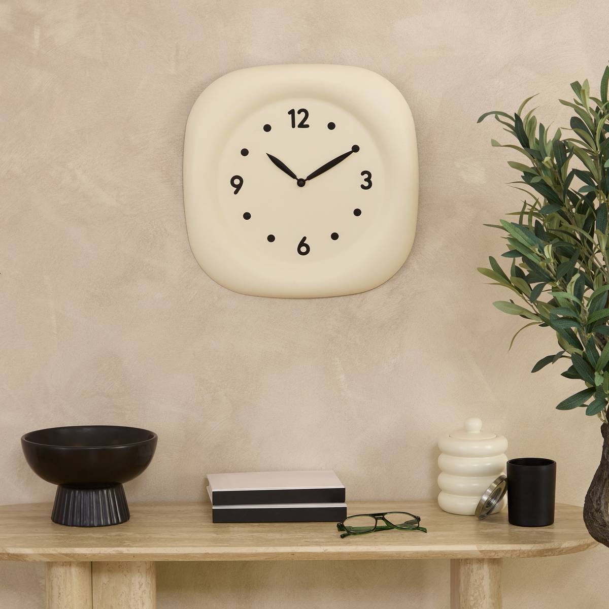 Clock "Mifo" White, 39.3x4.2 cm