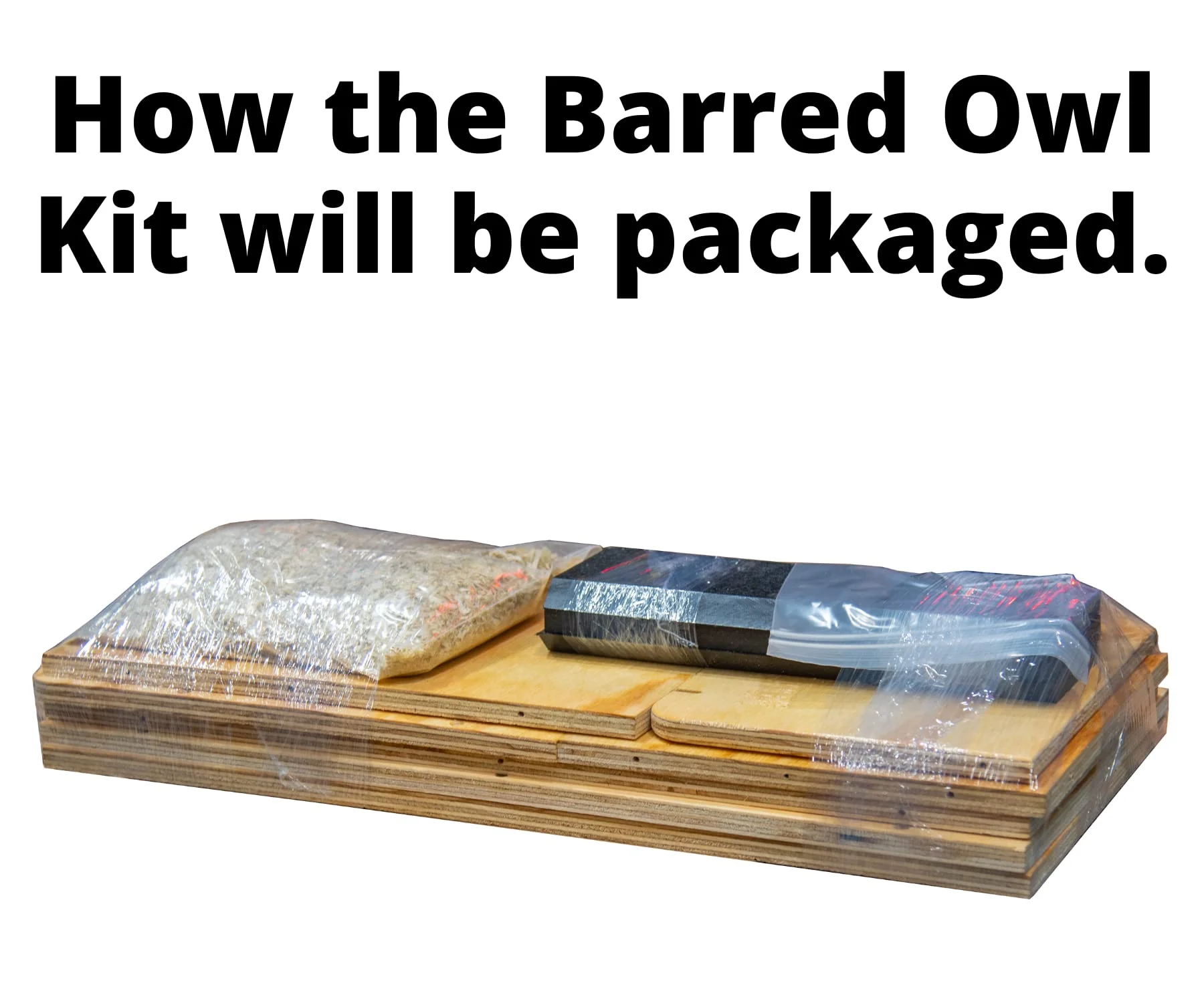 JCS Wildlife Barred Owl Nesting Box DIY Kit - Exterior Grade Treated Plywood - An Owl Box Perfect for Barred Owls - Image 5