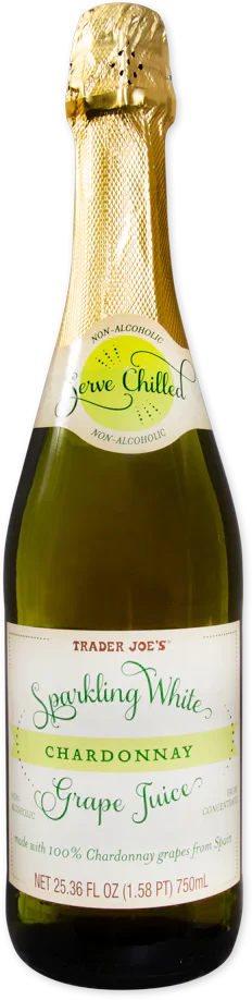 Sparkling White Chardonnay Grape Juice 750 mL Bottle