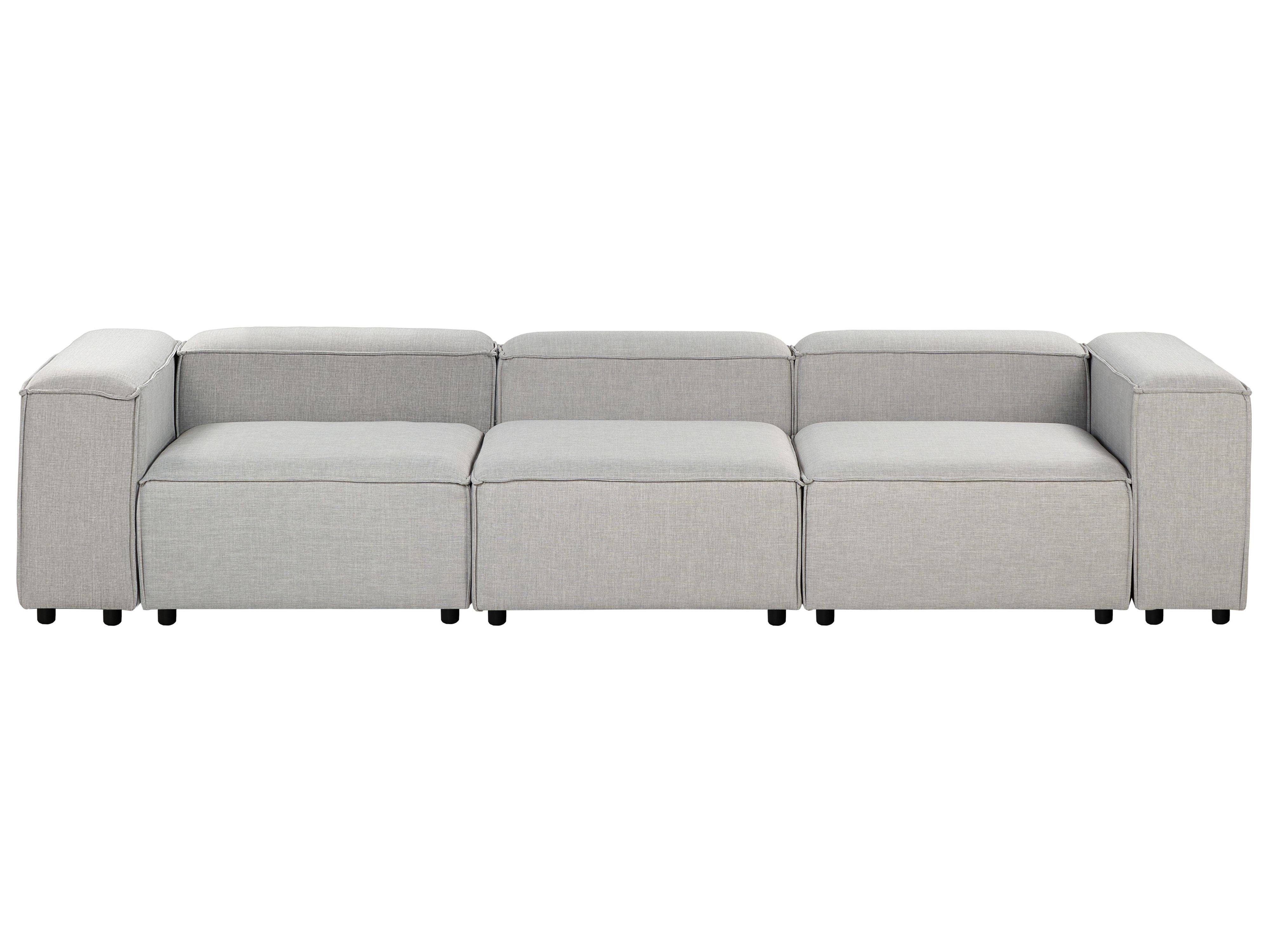 Modular Sofa 3 Seater ARDAL Fabric Light Grey