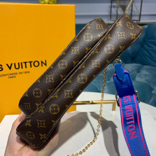 Louis Vuitton Multi Pochette Accessoires Blue Strap1:1High-quality replica