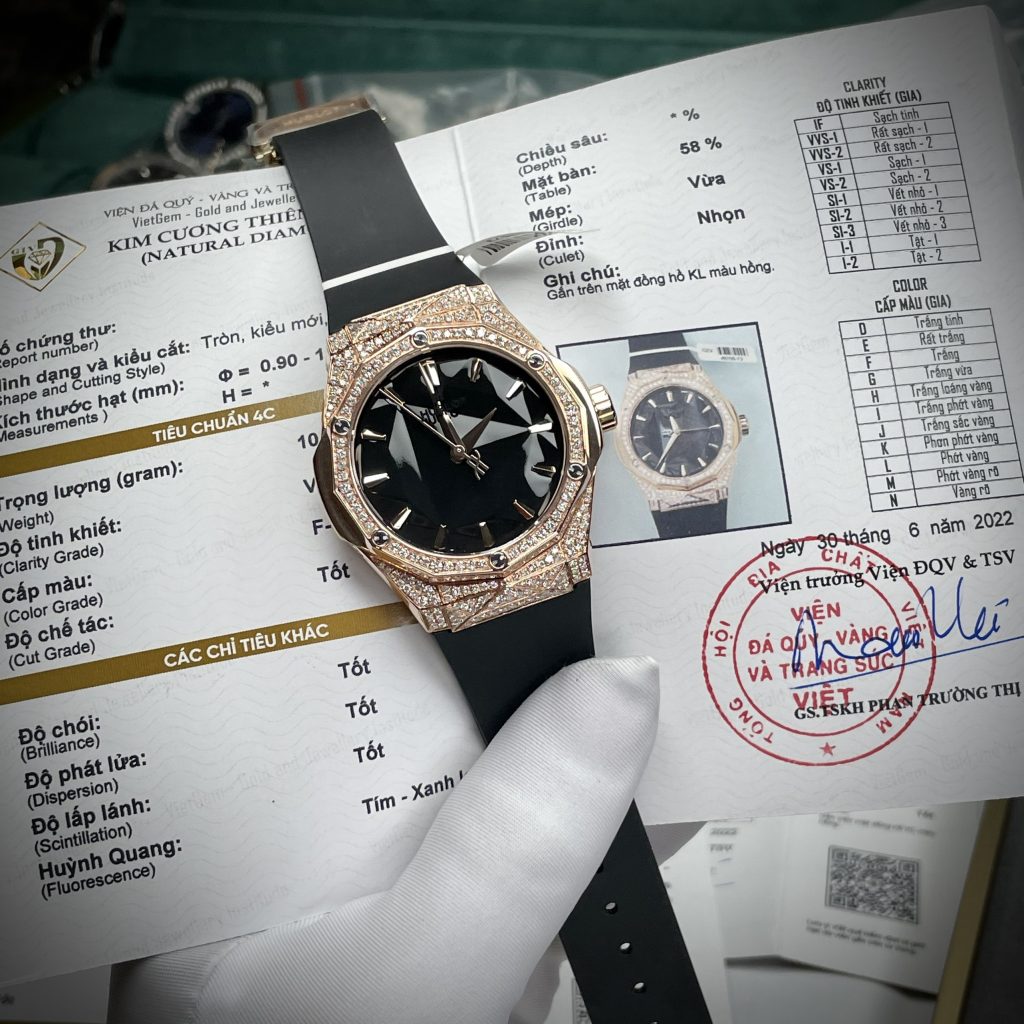 Hublot Replica 11 Watch Orlinski King Gold With Natural Diamonds 40mm - Top club