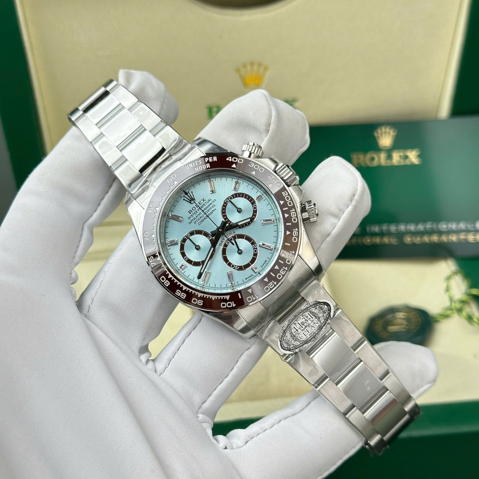 Rolex Replica Watch Cosmograph Daytona 126506 Dial Ice Blue Clean Factory 40mm - Elite Watch Atelier