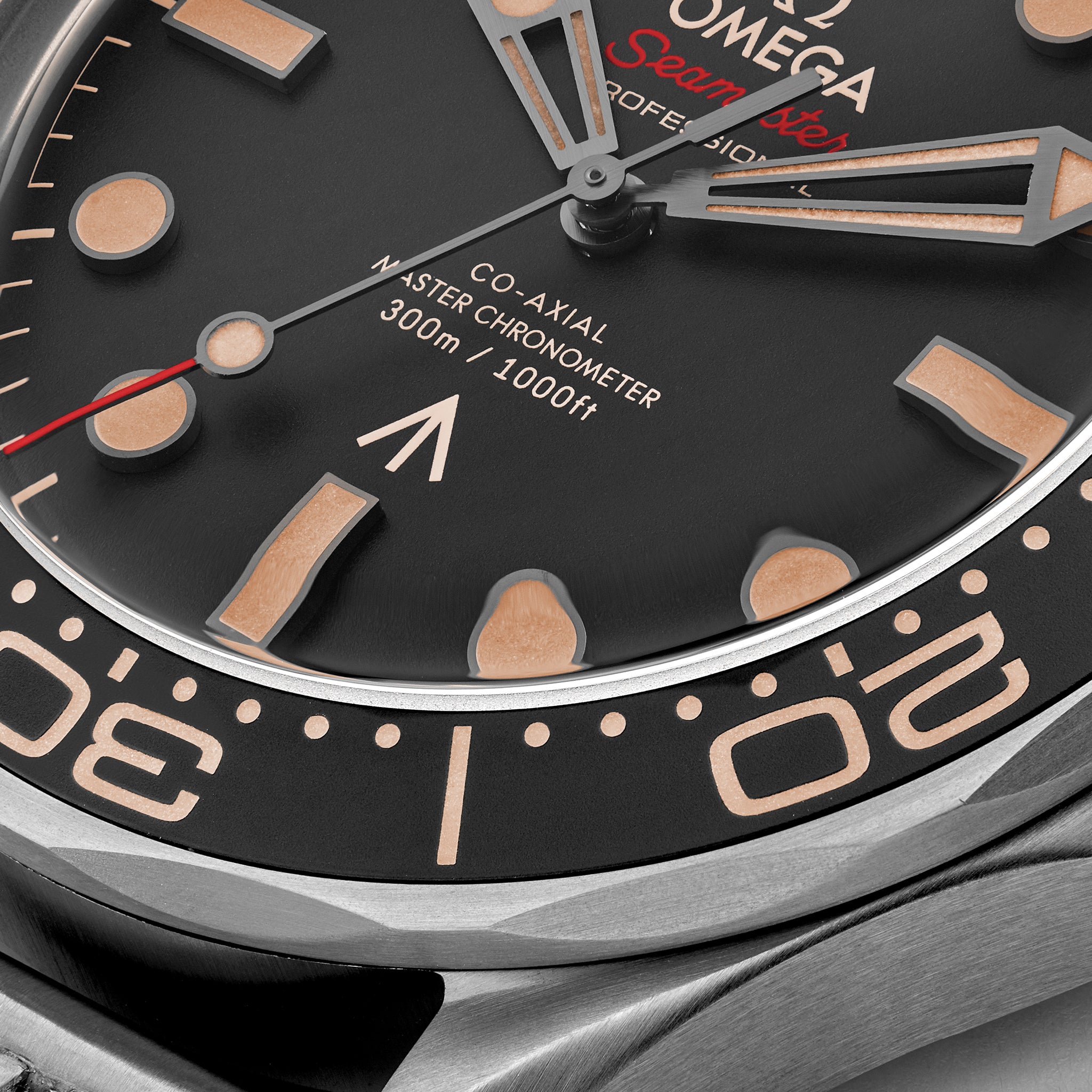 Seamaster Diver 300M Co-Axial Master Chronometer 42mm Titanium 007 Edition On Bracelet(1:1 replica) - Top club