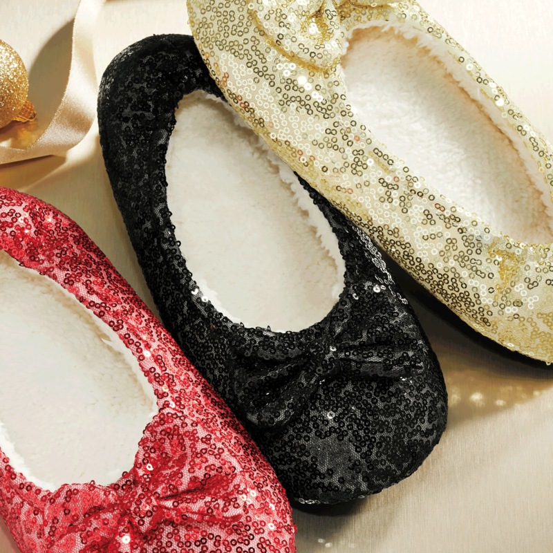 Sequin Fuzzy Footies - MIDNIGHT VELVET CATALOG