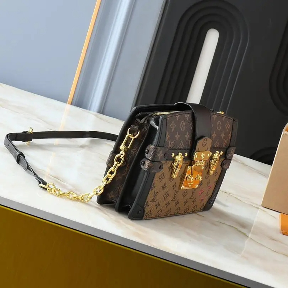 Louis Vuitton LV Trunk Clutch Box Bag Clutch Shoulder Crossbody Bag1:1High-quality replica
