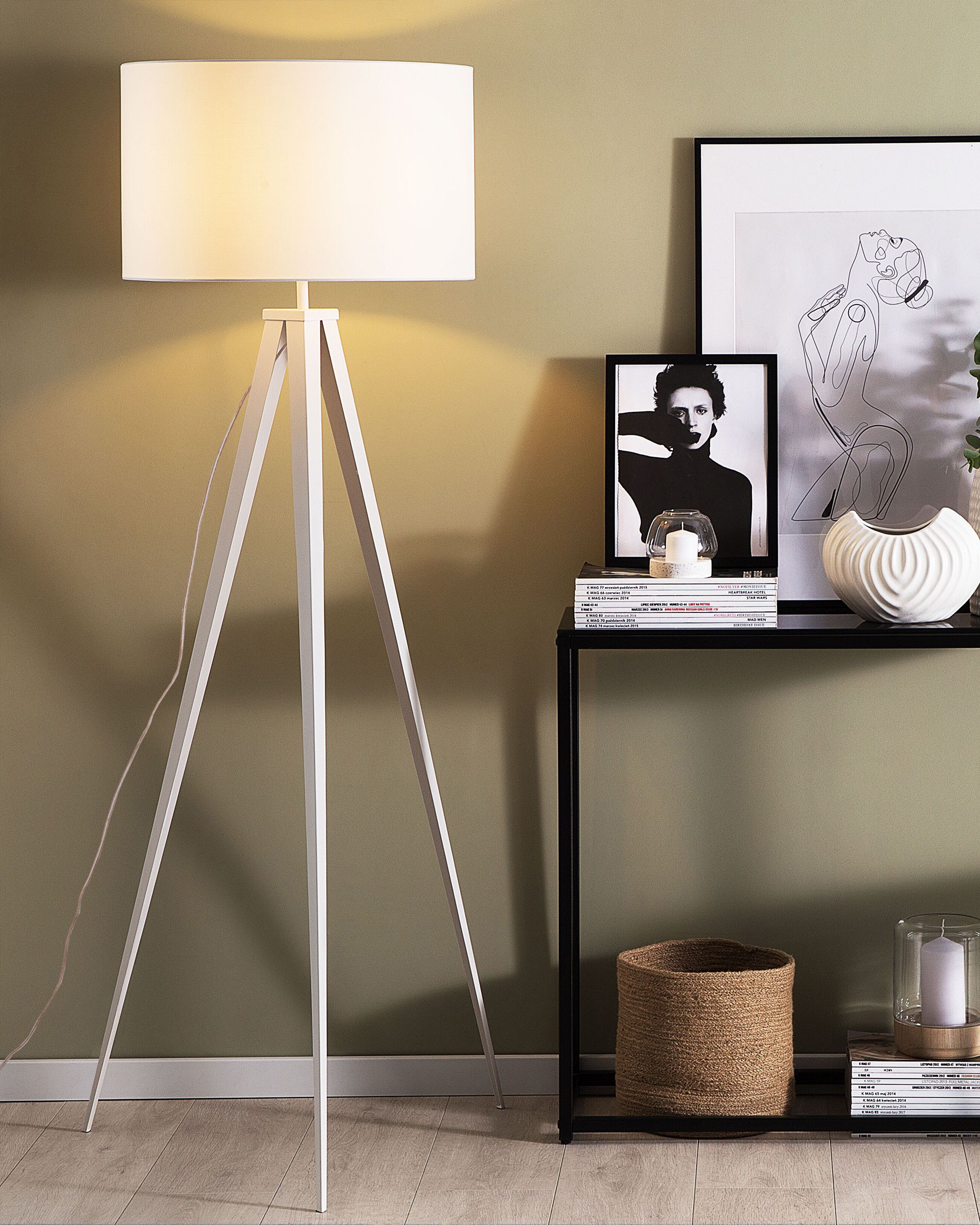 Floor Lamp STILETTO Metal White