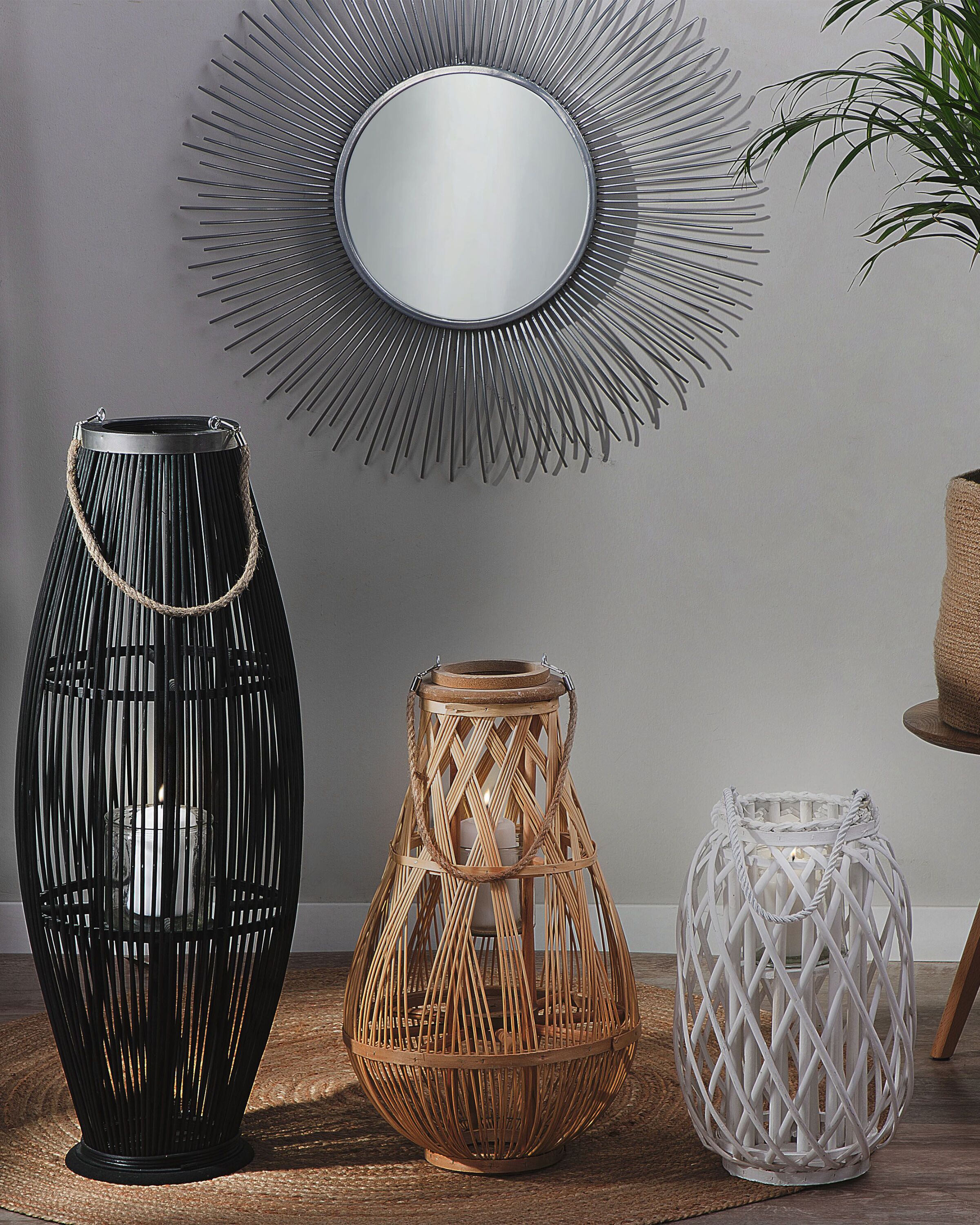 Lantern TONGA Bamboo 56 cm Natural