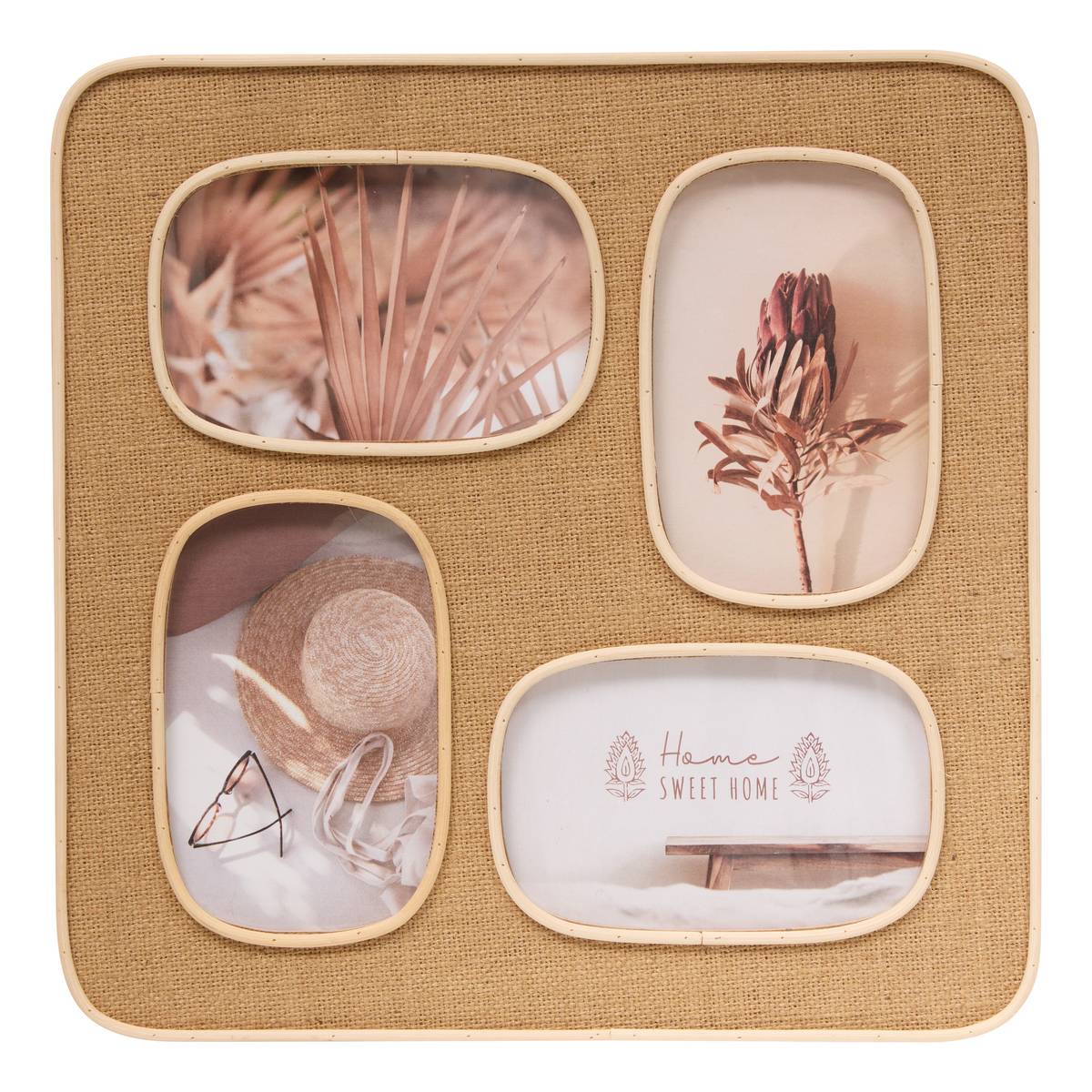 Collage Frame "Sien" Caramel Brown, 31x31 cm