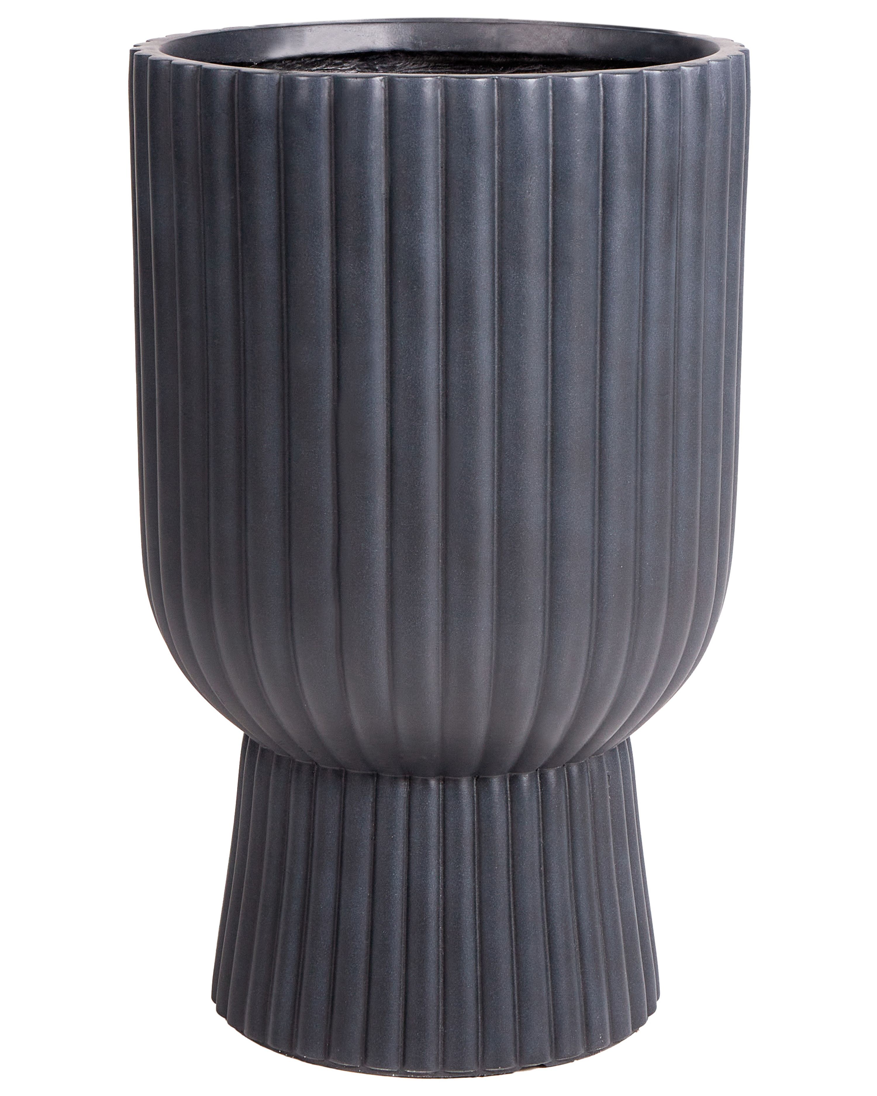 Plant Pot TAXODIUM 34 cm Graphite Grey