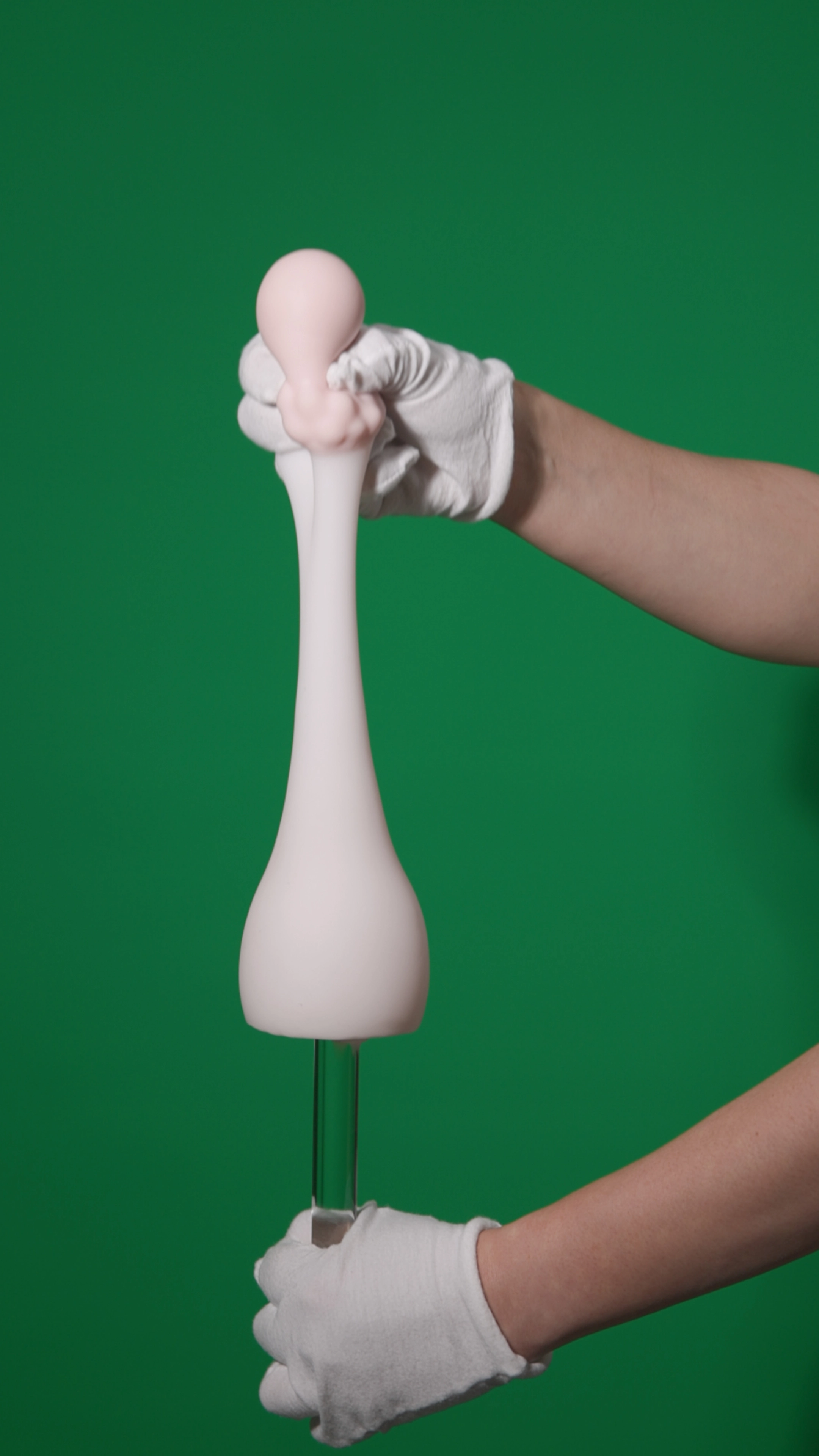 Dual-material two-tone design of the Dr.YUU Inertia Male Masturbator