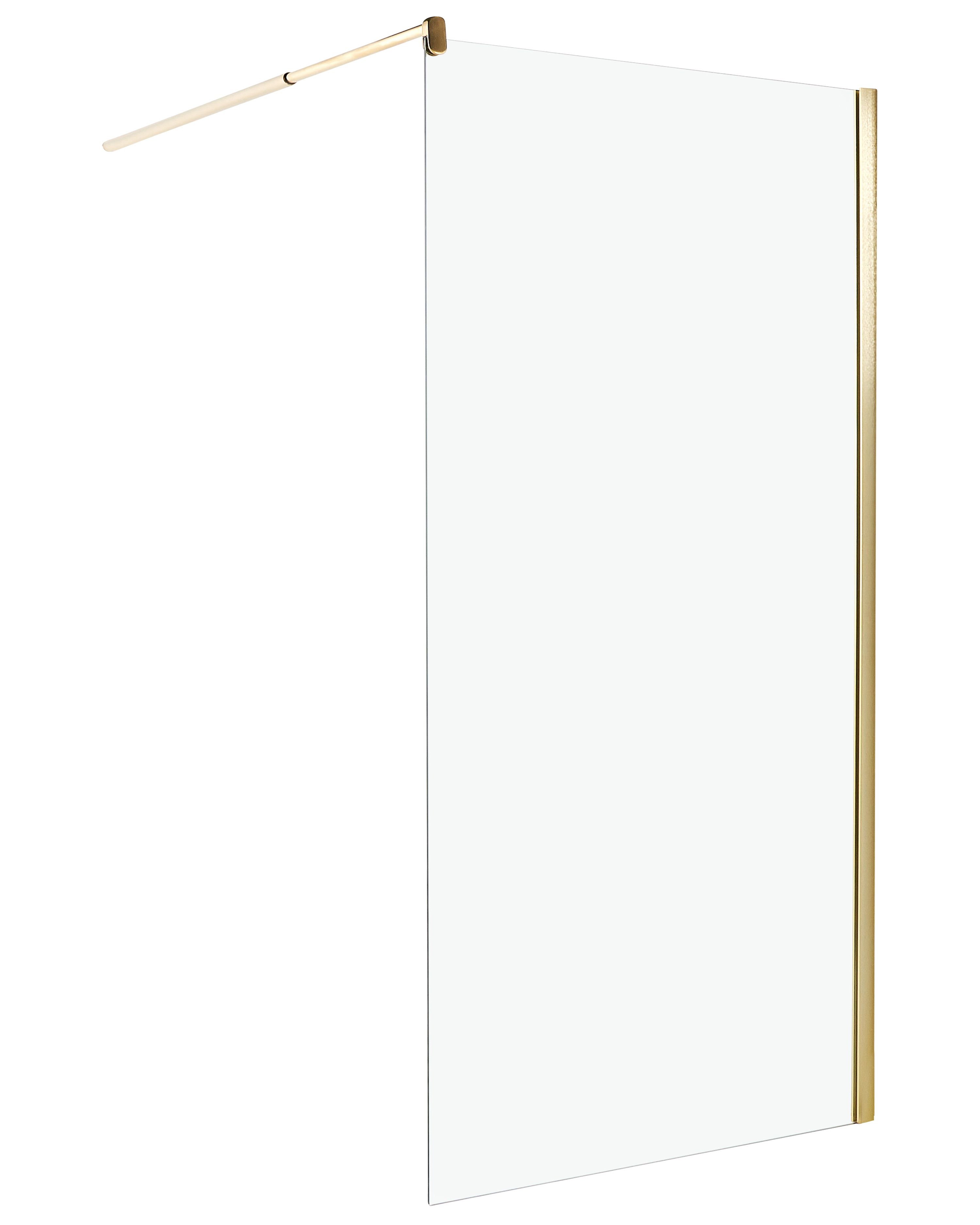 Shower Screen AHAUS 1000 x 1900 mm Gold