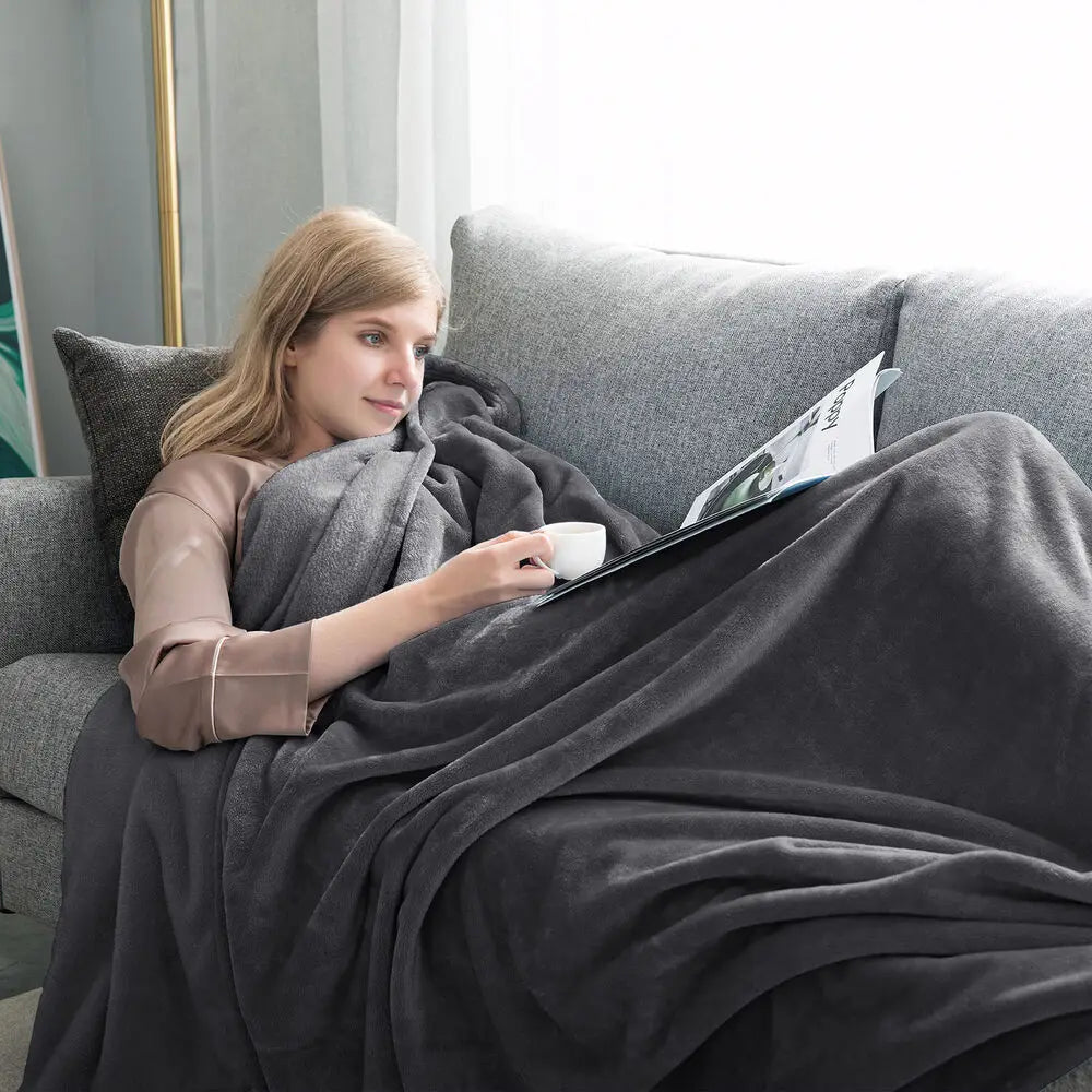 EleganteZachtheid | Fleece Deken van Microvezel