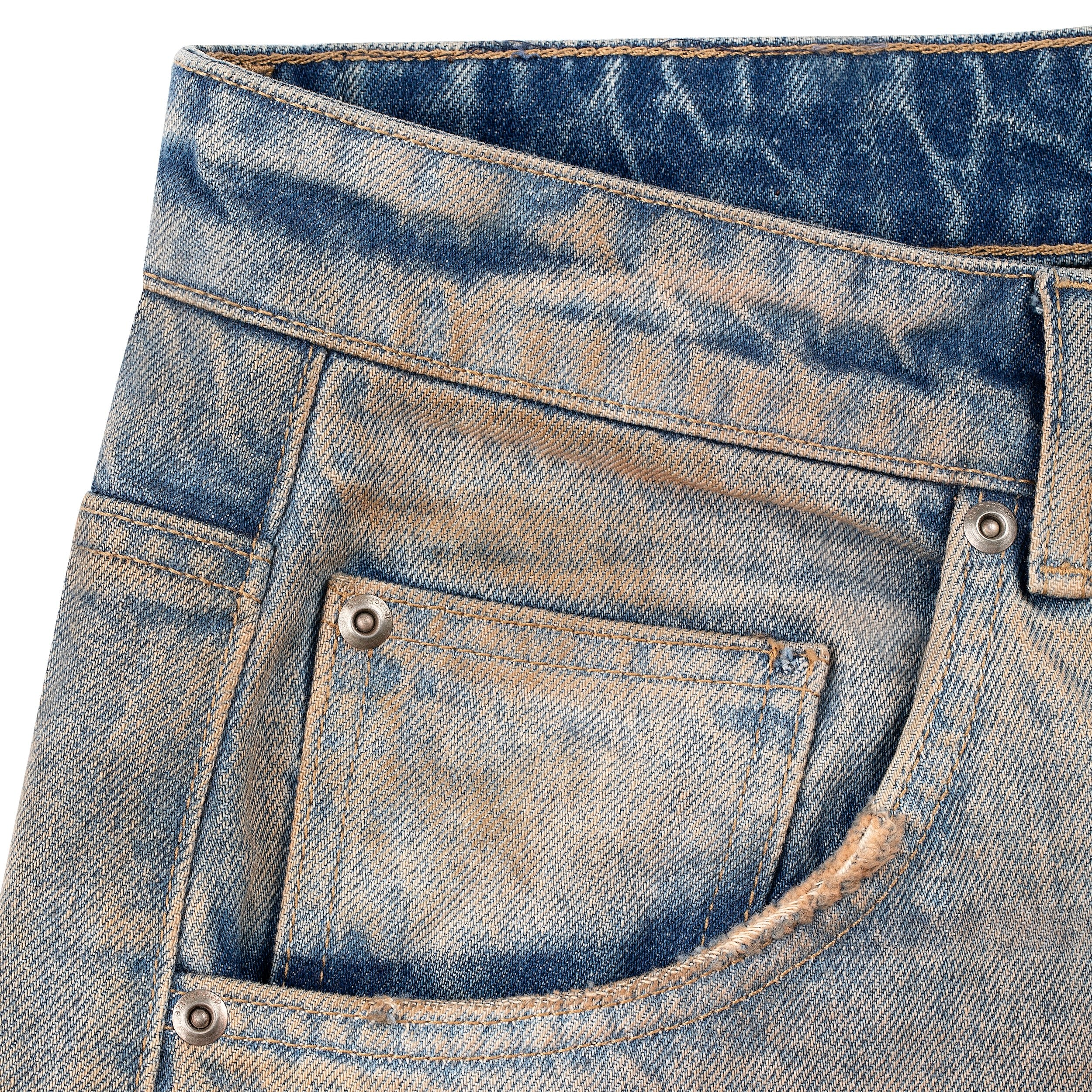 "lotus" Jorts mud wash
